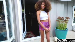 Dagfs - Young Ebony Kotě Dostat Její Šance Kurva Divoce